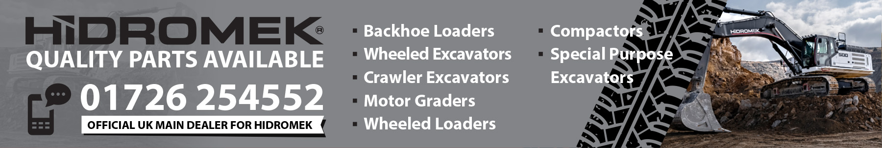 Hidromek Banner